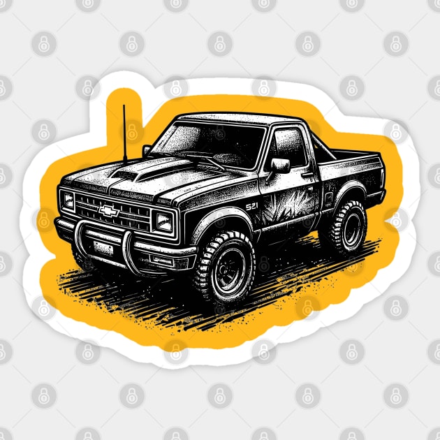 Chevrolet S10 Sticker by Vehicles-Art